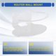 thumbnail image 4 of 1 Pcs Shelf Bracket Holder for Orbi Wall Mount, 4 of 5