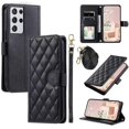 thumbnail image 1 of Case For Samsung Galaxy S21 Ultra 5g Wallet Cover Crossbody Lanyard Shoulder Neck Strap Compatible With Samsung Galaxy S21 Ultra 5g, 1 of 5
