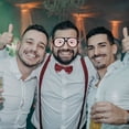 thumbnail image 2 of FELTECHELECTR Juguete de truco de Halloween para hombre, divertidos ojos, gafas, broma, disfraz, gafas, accesorios de fiesta, 2 of 3