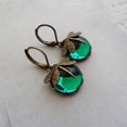thumbnail image 5 of 2pcs/pair Vintage Dragonfly Earrings with Moonstone and Brass Glass Cabochon - Perfect Gift for Women and Men, 5 of 5
