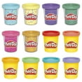 thumbnail image 3 of Play-Doh 12 Pack Assorted Celebration Compound Arts and Crafts Toys, 3 of 4