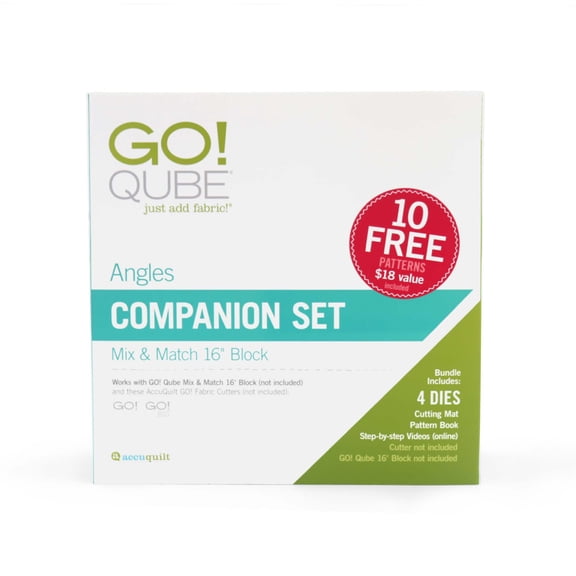Accuquilt GO! Qube 16" Companion Set-Angles