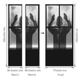 thumbnail image 2 of Halloween 3D Scary Beg for Help Door Stickers, 30 x 79 inch Beg for Help Realistic Door Wallpaper Sticker for Halloween Decoration, Removable Wall Sti, 2 of 5