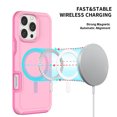 thumbnail image 2 of ShellTech Magnetic Phone Case for iPhone 14, Shockproof Dropproof Heavy Duty Protection Full Body Rugged Slim & Tough Durable Cover for Women Girls, Compatible with Magsafe,Purplepink, 2 of 5