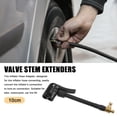 thumbnail image 2 of Unique Bargains 10cm 3.94" Tyre Inflator Hose Adapter Deflatable with Connector Extension Hose, 2 of 6