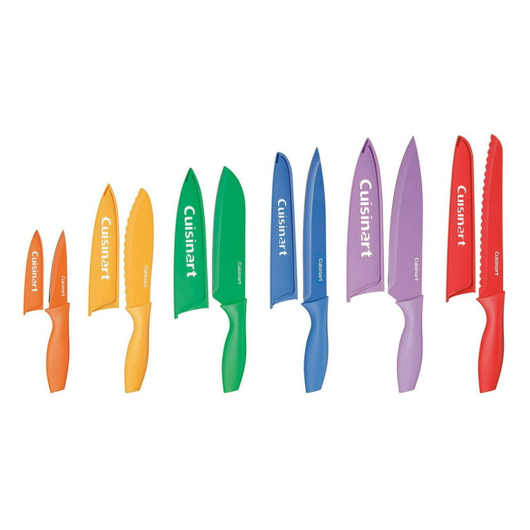 This color-coded Cuisinart knife set is less than $20