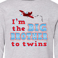 thumbnail image 4 of Inktastic I'm the Big Brother to Twins. Long Sleeve Youth T-Shirt, 4 of 5
