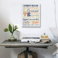 thumbnail image 6 of Inspirational Quotes Motto Canvas Wall Art,Family Prints Signs Framed, Retro Artwork Decoration for Bedroom, Living Room, Home Wall Decor (8 x 24 inch, Family), 6 of 6