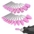 thumbnail image 1 of Luo ke 24 Pcs Rotary Grinding Stone Bits, Abrasive Mounted Stone Sharpening Bit Set with 1/8 Inch Shank Fits for Rotary Tool, 1 of 3