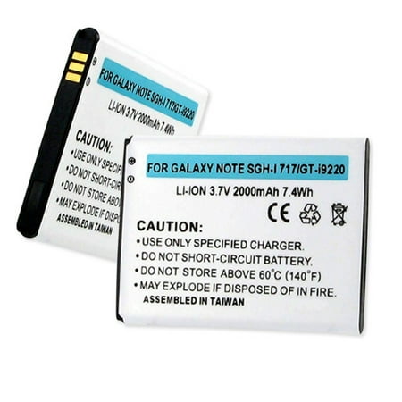 SAMSUNG GALAXY NOTE SGH-I717 3.7V 2000mAh LI-ION BATTERY + FREE SHIPPING