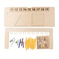 thumbnail image 1 of Juguetes Matemáticos Zulema Montessori Juguete de Madera Tarjetas de Números 11-19 Y Juego de 1 a 10, 1 of 7