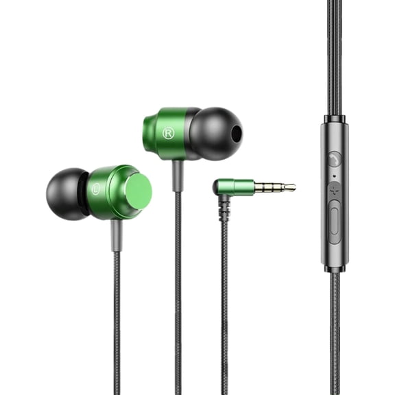 3.5mm & Type C Headphones - Wired Earphones for Multi-Device Compatibility