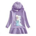 thumbnail image 4 of MINISO Frozen Robe Chandail à Capuche pour Filles Automne, Jupe Décontractée d'Hiver, 4 of 6