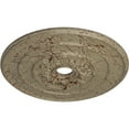 thumbnail image 3 of Ekena Millwork 26"OD x 3 1/8"ID x 1 1/2"P Traditional with Acanthus Leaves Ceiling Medallion (Fits Canopies up to 4 1/4"), Hand-Painted Gobi Desert Crackle, 3 of 5