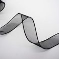 thumbnail image 3 of Cinta decorativa CT CRAFT LLC de organza transparente, 3,8 cm x 46 m, color negro, 3 of 6