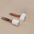 thumbnail image 2 of Nylon Leather Carving Hammer Handmade Leatherart Tool Silent Single Head Log Aluminum Alloy Handle Percussion, 2 of 5