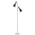 thumbnail image 6 of Safavieh Efisio 61.5 in. H Modern Glam 2-Light Floor Lamp, Chrome, 6 of 7