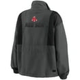thumbnail image 3 of Women's WEAR by Erin Andrews Charcoal Boston Red Sox Packable Half-Zip Jacket, 3 of 3