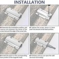 thumbnail image 4 of Door Opener 4 Pack Push To Open Magnet Push Catch Drawer Push Opener Cupboard Door Push Opener Magnetic Catch Furniture Push Catch Furniture Door Lock, 4 of 5
