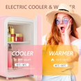 thumbnail image 2 of Fridge, 4L Portable Cooler & Warmer for Skincare, Cosmetics, Beverages, Pink, 2 of 6