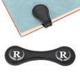 thumbnail image 1 of Marcador de cuero magnético personalizado Uxcell, marcador de 26 letras, (Negro/R), 1 of 6