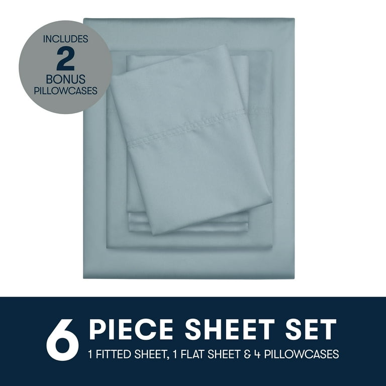 Serta 6-Piece 800 Thread Count Lead Cotton Rich Adult Bed Sheet