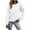 White, variant on hotojiny Sweatshirt for Women Lightweight Basic Workout Sport Pullover Tops Long Sleeve Crew Neck Casual Loose Fit Fall Outfits