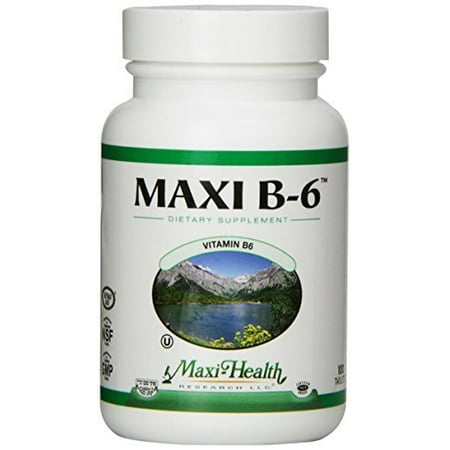 Maxi B6 Santé - Vitamine B6 - 100 mg - Santé cardiovasculaire - 100 comprimés - casher par Maxi - Santé