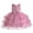 a-Pink356151, variant on VNKIDY Girls Dress Kids Elegant Style Solid Color Sleeveless Pageant Dresses Sequin Bodice Tiered Skirt With Bow Detail For Formal Events Festive Celebrations Casual Dress