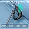 thumbnail image 6 of SixSim Bluetooth Headset 5.3,Wireless Headset Noise Cancelling Headphones for iPhone Android Wireless Earpiece Hi-Fi Stereo LED Display 45H Playtime IPX5 Waterproof Handsfree Earphones for Trucker, 6 of 10