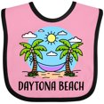 thumbnail image 3 of Inktastic Summer Vacation in Daytona Beach Boys or Girls Baby Bib, 3 of 4