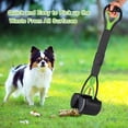 thumbnail image 2 of Pala para perros no rompible de 23,6 pulgadas, pala para perros portátil plegable de mango largo con resorte duradero de alta resistencia, fácil de recoger, 2 of 5