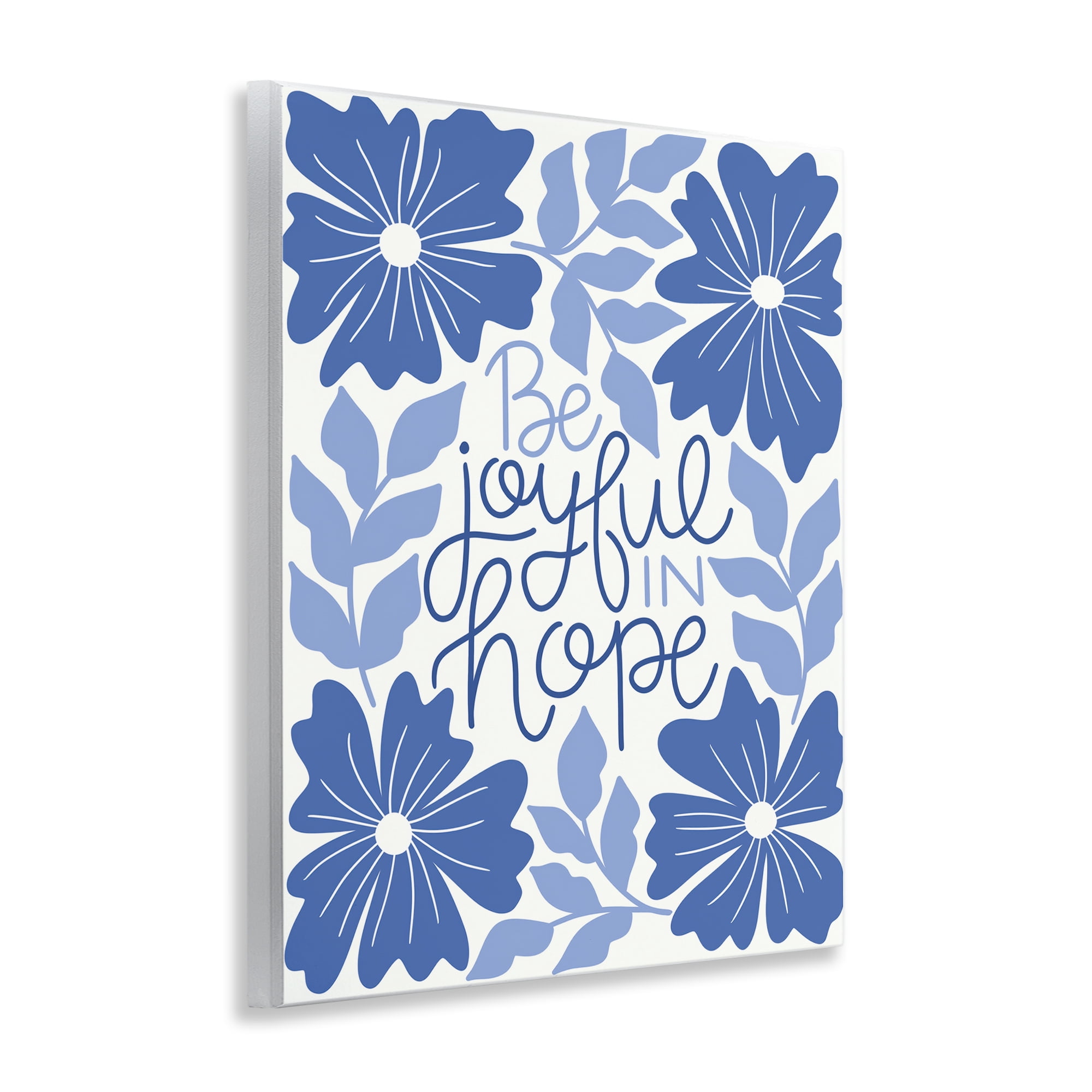 Stupell Industries Joyful in Hope Florals Plants & Flowers Painting Unframed Art Print Wall Art, 11 x 14