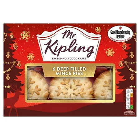Bundle of 3 Mr Kipling Mince Pies 6 Mince Pies per Box 350g Bundle of 3 ships 2-4 days (Uk Best Mince Pies)
