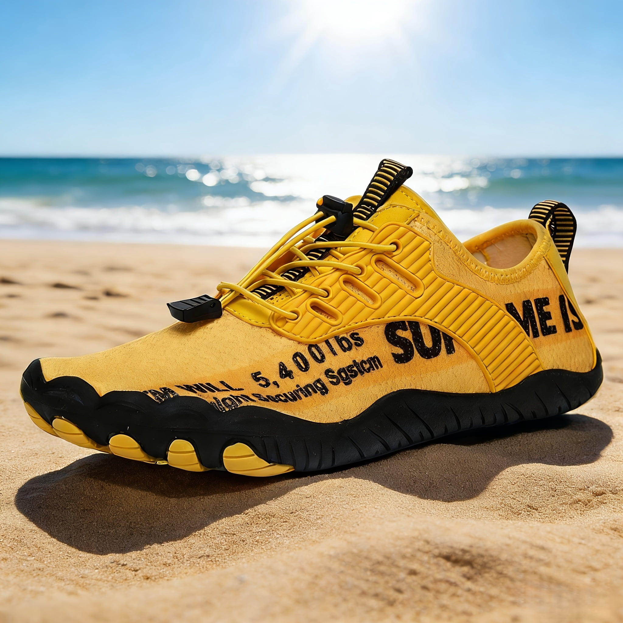 Men's Quick-Dry Water Shoes • Spring and Summer Outdoor Sports Hiking Shoes • Anti-Slip and Wear-Resistant Soles • Multifunctional Shoes for Canyon Wading, Gym Cross Training, Beach Water Sports