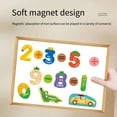 thumbnail image 4 of Xingzhi Paper Magnetic Sticker Set Interactive Cognitive Game For Children Anywhere. Can Be Used capital Refrigerator sticker, 4 of 6