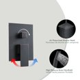 thumbnail image 2 of Boyel Living Shower Heads & Hand Showers, 2-Spray Pattern 1.8 GPM 10 in. Wall Mount Dual Shower Heads for Bathroom, Oil Rubbed Bronze(Lifting Bar include), 2 of 11