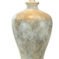 thumbnail image 3 of Kiza 28 Inch Table Lamp, Elongated Curved Urn, Cream Beige Stone Design, 3 of 5