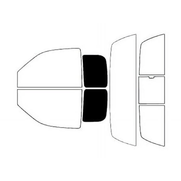 Rvinyl Car Window Pre Cut Tint Kit Back 5% Single Ply Fits Dodge Dakota 1997-2004 2 Door