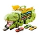 thumbnail image 4 of Camión de transporte de dinosaurios, figura de dinosaurio de juguete, coches comiendo, juego de juguetes para bebés, suministros para fiestas, jardín verde, 4 of 10