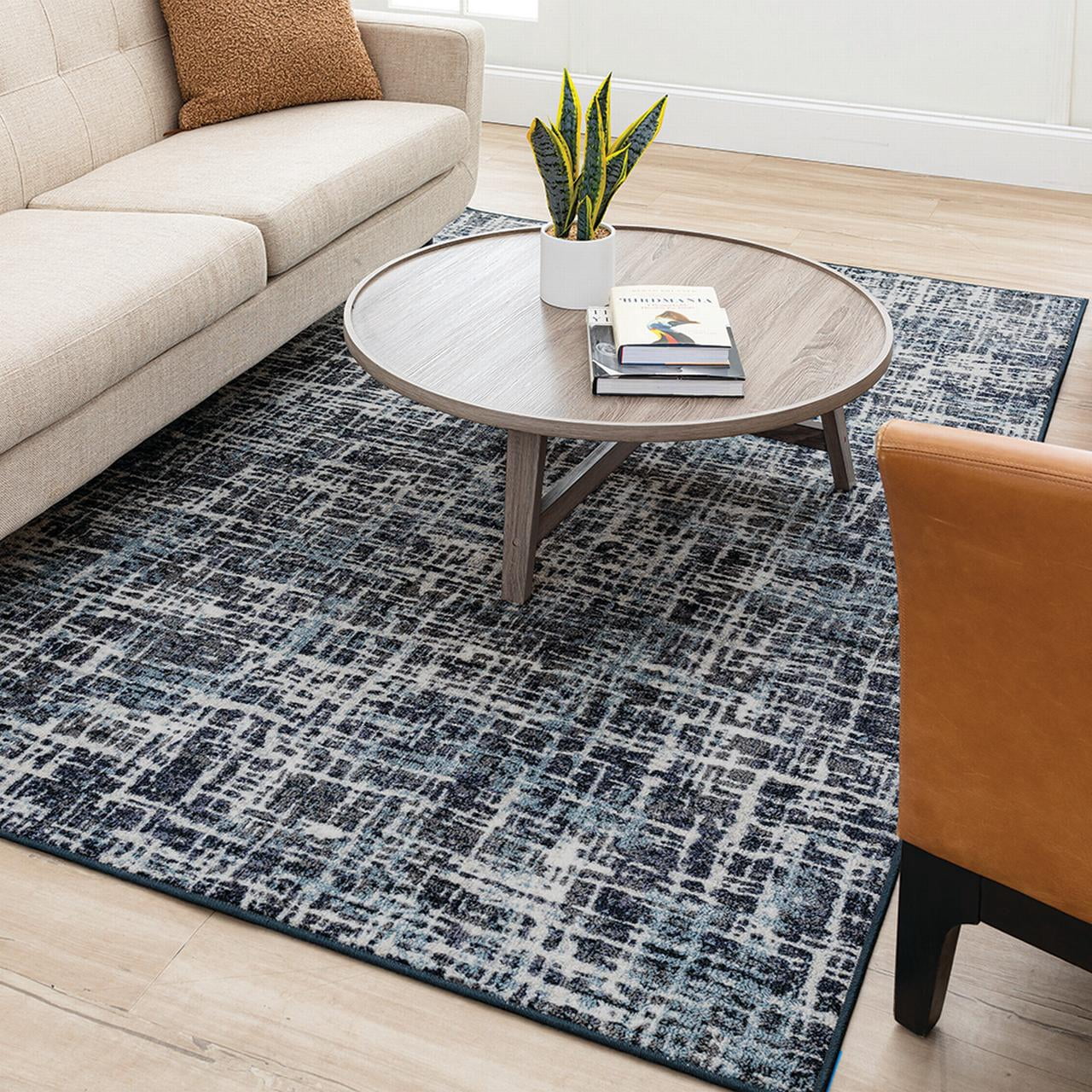 Mohawk Home Cochem Printed Area Rug, Blue, 6' x 9'