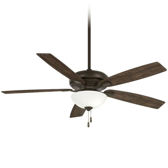 Ceiling Fan With Light Kit 20.5 Inches Tall By 60 Inches Wide-Oil Rubbed Bronze Finish-Oil Rubbed Bronze Blade Color Minka Aire Fans F552l-Orb