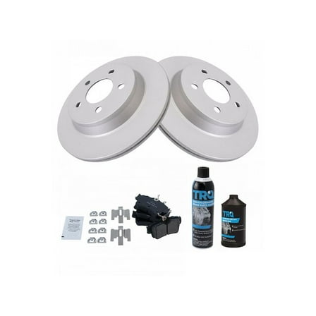 Rear Brake Pad and Rotor Kit - Compatible with 1994 - 2001, 2003 - 2004 Ford Mustang 1995 1996 1997 1998 1999 2000