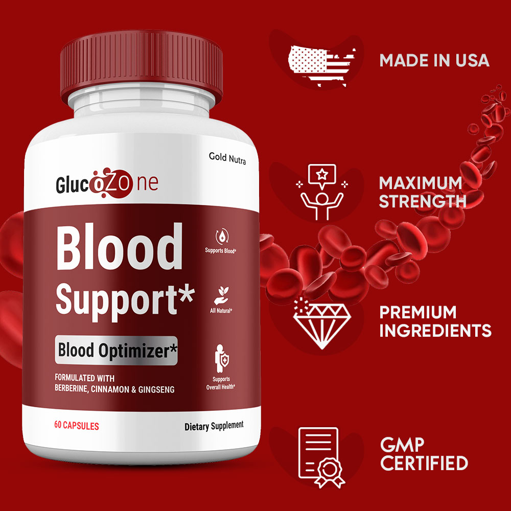 GlucoZone Capsules, All Natural Premium Ingredients, Gluco Zone Glycogen Balance Maximum Strength Blood Pills Berberine Supplement (2 Pack)