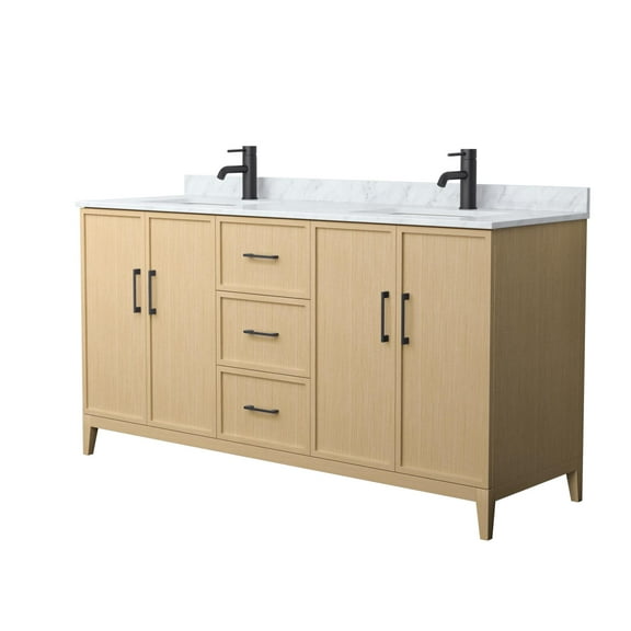 Wyndham Collection Wch717166d-Cm-Unsmxx Elan 66" Free Standing Double Basin Vanity Set -