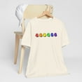thumbnail image 4 of Rainbow Ghost Tee, Halloween Shirt, Unisex Graphic T-Shirt, Spooky Apparel, 4 of 6