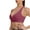 Hot Pink, variant on Womens Sports Bra Women's Sports Underwear Fitness Yoga Quick-drying Shockproof Vest Running Sports Bra clearance clothes under $10.00