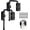 Patio Bolt - 2 Pack, variant on Sliding Barn Door Lock, 90/180 Degree Heavy Duty Flip Gate Latches,Thickened Anti-Rust Hasp Latch for Barn Doors,Garden, Bathroom, Outdoor, Garage, Window (Black,2 Pack)