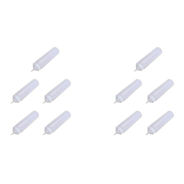 10X Dispensador de Botella de CompresióN de Salsa de PláStico Transparente de 250 Ml con Tapa