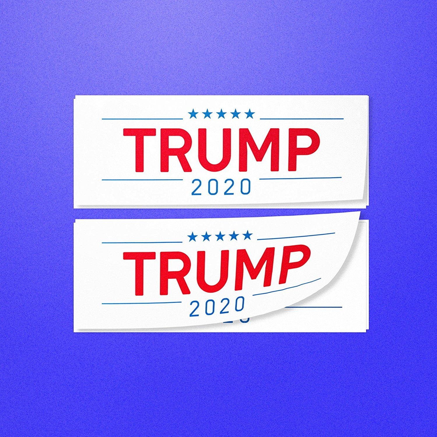 TRUMP 2020 Bumper Car Sticker Donald Conservative Republican 